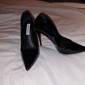 Patent leather heels